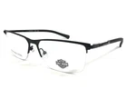Harley-davidson Eyeglasses Frames HD0979 002 Black Rectangle Half Rim 59-16-145 New. Price: $59.99.