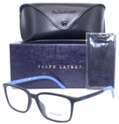 New Polo Ralph Lauren 2250U 5900 Matte Black/blue Authentic Eyeglasses 56-16. Price: $112.50.
