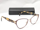 Prada Vpr 58U TY7-1O1 Top Bordeaux/gold Women's Eyeglasses Frames 53-17-140 New. Price: $89.95.