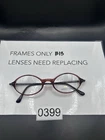 Anne Klein 5006 K5088 Brown Oval Full Rim Glasses Frames 47-18-135 Pre-owned. Price: $14.99.