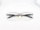 Charmant Eyeglasses Frames Only, 56-16-140, Z-titanium, Gray/black Pre-owned. Price: $49.99.