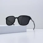 Oakley Slender OX8193 Black Frame Grey Polarized Lens 57MM Square New. Price: $129.00.