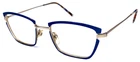 Jean Lafont Fado 3505 France Blue/gold Matte 51-20-142 Eyeglasses Frame Pre-owned. Price: $90.00.