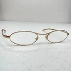 Gucci GG2671 629 Eyeglasses Frame Gold Oval Metal Italy 51-19-135 Unisex Pre-owned. Price: $99.00.