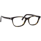 Saint Laurent Eyeglasses SL12 002 Dark Havana Square Frame Italy 52 16 140 Pre-owned. Price: $99.99.