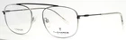 T-charge Eyewear T1288T 09A Black Silver Mens Square Eyeglasses 52-19-145 B:42 New. Price: $84.99.