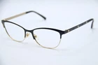 Versace Mod 1251 1366 Black Gold Authentic Designer Eyeglasses 53-16 Pre-owned. Price: $70.00.