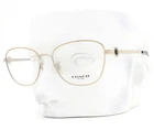 Coach Eyeglasses Hc 5128 9005 Polished Light Gold 54MM No Case New. Price: $85.00.