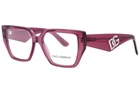 Dolce & Gabbana DG3373 3211 Eyeglasses Women's Transparent Bordeaux Fullrim 53MM New. Price: $159.95.