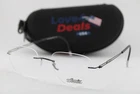 New Silhouette 5521 Eq 9040 Black Silver Titanium Authentic Eyeglasses 53-19. Price: $300.00.