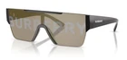 Burberry 4291 3001/G Black Plastic Rectangle Sunglasses Gold Mirror Lens New. Price: $129.99.