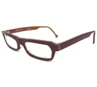 Vintage Eyeworks Eyeglasses Frames Beeko 907 Brown Red Rectangular 48-17-135 New. Price: $77.99.