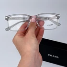 Prada Women Eyeglasses Crystal Grey Demo Square PR14WV U431O1 Brand New. Price: $225.46.