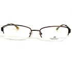 Catherine Deneuve CD-246 Brn Eyeglasses Brown Semi-rimless Frames 52-17-140 New. Price: $44.49.