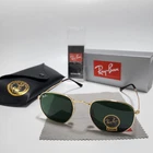 Ray-ban RB3548N Hexagonal Sunglasses Gold Frame Green Lens 51-21 Mm New. Price: $39.98.
