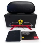 Ray-ban Scuderia Ferrari Eyeglasses Rb 6473M F037 Matte Silver With Case New. Price: $214.50.