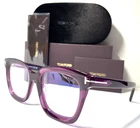 Tom Ford TF5880 081 Shiny Transparent Violet Authentic Eyeglasses Frame 51-22 New. Price: $240.00.