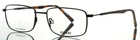 Flexon H6012 001 Black Mens Rectangle Full Rim Eyeglasses 55-18-145 B:34 New. Price: $59.99.
