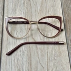 Karl Lagerfeld KL281 527 Burgundy Gold Cat Eyeglasses Frames 54-18-140 Read Pre-owned. Price: $29.49.