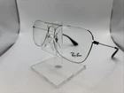 Ray Ban Rb 3610V 2501 58/15 140 Men Silver Aviator Full Rim Eyeglass Frames New. Price: $89.99.