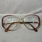 Gloria Vanderbilt 746 Zyloware Brown Tan Gradient Oval Eyeglass Frames Pre-owned. Price: $15.99.