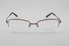 New Charmant CH12151 Brown Titanium Eyeglasses Frames Women 53-18-135. Price: $65.99.