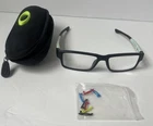 Oakley Black/green Full Rim Eyeglasses Frames Interchangeable Temple OY8006-0752 Pre-owned. Price: $75.00.