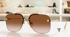 Versace VE2296 100213 Gold Brown Gradient 60 Mm Women's Sunglasses New. Price: $203.99.
