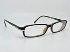 Prada Vpr 02F 5AY-1O1 Havana On Crystal Olive Rectangular Eyeglasses Frame Italy Pre-owned. Price: $40.99.