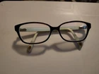 Lulu Guinness Womens Eyeglass Frames LG65 Tortoise Brn Blk Polka Dot 52-14-135 Pre-owned. Price: $16.00.