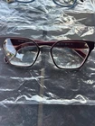 Prada 0BR-10I Women Burgundy Cat Plastic Eyeglasses Frames 53-18-140 New. Price: $150.00.