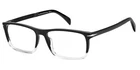 David Beckham Men's Black Crystal Rectangular Eyeglass Frames - DB1095 07C5 16 New. Price: $37.99.