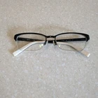 Dkny DY5627 1004 Eyeglasses Frame Half Rimless 51-16-135 Black Matte/white Pre-owned. Price: $21.99.