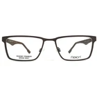 Flexon Eyeglasses Frames E1071 210 Titanium Brown Rectangle Full Rim 55-18-145 New. Price: $99.99.