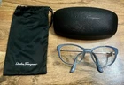 Salvatore Ferragamo SF2704R Blue/silver Eye Glasses 53 17 402 130MM W/ Case Pre-owned. Price: $47.39.