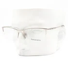 Tiffany Half Rim Eyeglasses Tf 1088B 6001 Polished Silver 53MM No Case New. Price: $175.00.
