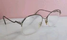 Vintage L'amy Marilyn Eyeglass Frames 54-18 135 Silver Metal Oval Rim France Pre-owned. Price: $38.95.