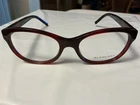 New Burberry Eyeglasses 2151 3322 Black Burgundy 52-18-140 No Case. Price: $59.99.