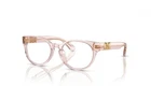 Versace Oval Woman Eyeglasses 0VK3323U 5441 47MM Transparent Pink - New. Price: $43.21.
