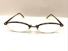Nine West Eyeglasses 337 OSU9 Half Rim Designer Frames Only Brown 49-16-130 Pre-owned. Price: $16.62.