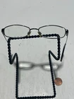Ralph Lauren Black Copper Rectangular Metal Glasses Italy RL5006 9011 47 15 135 Pre-owned. Price: $29.99.