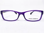 New Dolce & Gabbana DG3228 2677 Womens Violet Rectangle Eyeglasses Frames 53/16. Price: $147.99.