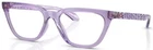 Versace VE3352U 5451 Eyeglasses Women's Transparent Lilac Full Rim Cat 53MM New. Price: $129.95.
