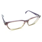 Giorgio Armani Ga 814 R3Y Clear Purple Rectangle Eyeglasses Frames 135 Italy Pre-owned. Price: $69.99.