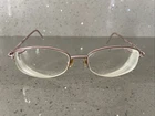 Genny Italy 748-B 5371 53-18-135 Pink Metal Half Rim Eyeglasses Frames Only Pre-owned. Price: $14.92.