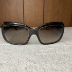 Bvlgari Sunglasses 8052-B Gloss Dark Tortoise/bronze Lenses Gold Crystal Accents Pre-owned. Price: $55.00.