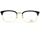 Omega OM5010-H 001 Black Gold Metal Optical Eyeglasses Frame 51-20-145 Italy New. Price: $251.60.