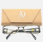 New Oleg Cassini OCO342 249 Brown Womens Rectangle Eyeglasses 52-18-130 B:27. Price: $22.74.