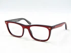 Ray Ban Rb 7209-F Eyeglasses Frame, 8215 Red / Blue Grey, 55-20-145 #521 Pre-owned. Price: $64.95.