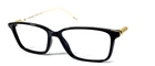 Coach New York HC6077 5340 Black Gold/ivory White Eyeglasses Frame 53-15-135 Pre-owned. Price: $64.00.